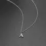 PARTNER Sterling Silver Plated Simple 26 Letter Alphabet Personalized Charm Pendant Necklace Best for Women Teel Girl PARTNER Sterling Silver Plated Simple 26 Letter Alphabet Personalized Charm Pendant Necklace Best for Women Teel Girl
