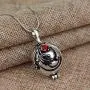 2PCS One Set Vampire Diaries Merchandise Necklace Set Elena Gilbert Antique silver Opening Vervain Locket Katherine bronze Head Stone Charm Pendant Necklace 2PCS One Set Vampire Diaries Merchandise Necklace Set Elena Gilbert Antique silver Opening Vervain Locket Katherine bronze Head Stone Charm Pendant Necklace