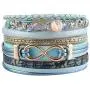 GelConnie Heart Leather Cuff Bracelet Multi Strand Wrap Around Bracelets Magnetic Boho Bangle Bohemian Jewelry Gift for Women, Mother, Wife, Sister, Lover GelConnie Heart Leather Cuff Bracelet Multi Strand Wrap Around Bracelets Magnetic Boho Bangle Bohemian Jewelry Gift for Women, Mother, Wife, Sister, Lover