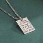 VASSAGO Hebrew Aaronic Blessing Necklace Messianic Jewish Yeshua Pendant Jewelry