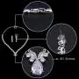 EVER FAITH Wedding Flower Leaf V-Shape Clear Pave Full Zircon Jewelry Set Austrian Crystal EVER FAITH Wedding Flower Leaf V-Shape Clear Pave Full Zircon Jewelry Set Austrian Crystal