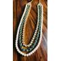 Touchstone Indian Bollywood Handcrafted Traditional Royal Mughal Kundan Polki Meenakari Enamel Colorful Wedding Designer Jewelry Long Necklace Set in Gold and Silver Tone for Women.