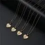 IEFSHINY Heart Initial Necklace for Women - 14K Gold Filled Dainty Heart Pendant Initial Letter Necklaces, Handmade Engraved Alphabet Monogram Necklaces Jewelry Gift Idea for Women Teen Girls IEFSHINY Heart Initial Necklace for Women - 14K Gold Filled Dainty Heart Pendant Initial Letter Necklaces, Handmade Engraved Alphabet Monogram Necklaces Jewelry Gift Idea for Women Teen Girls