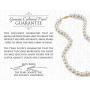 White Akoya Cultured Pearl Set for Women Includes 18” Necklace and Stud Earrings with 14K Gold in AAA Quality - THE PEARL SOURCE