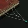 CanB Boho Turquoise Layered Necklaces Chain Pendant Jewelry for Women Girls (Silver) CanB Boho Turquoise Layered Necklaces Chain Pendant Jewelry for Women Girls (Silver)