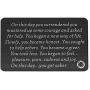 TIIMG Sobriety Gift Addiction Recovery Gift AA Gift NA Gift 12 Step Gifts Alcoholics Anonymous AA Recovery Sobriety Wallet Insert Card