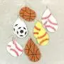 Sports Game Team Earrings - Sparkly Rhinestone Studs, Metallic, Hook Dangles Volleyball, Basketball, Softball, Football Helmet, Baseball, USA Flag Sports Game Team Earrings - Sparkly Rhinestone Studs, Metallic, Hook Dangles Volleyball, Basketball, Softball, Football Helmet, Baseball, USA Flag