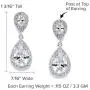 Mariell Dainty Cubic Zirconia Crystal Teardrop Earrings for Brides, Wedding & Bridal Jewelry for Women Mariell Dainty Cubic Zirconia Crystal Teardrop Earrings for Brides, Wedding & Bridal Jewelry for Women