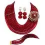 laanc 10 Rows Fashion Costume African Beads Jewelry Set Nigerian Wedding Bridal Jewelry Sets for Women laanc 10 Rows Fashion Costume African Beads Jewelry Set Nigerian Wedding Bridal Jewelry Sets for Women