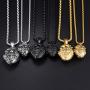 jonline24h Stainless Steel Anatomical Organ Heart Pendant Necklace for Mens Womens 22-24inch Chain
