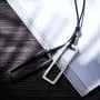 Coostuff Fashion Long Necklace with Pendant Jewelry Silver Black Necklaces for Women Coostuff Fashion Long Necklace with Pendant Jewelry Silver Black Necklaces for Women