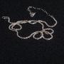 Fine Necklace Twinkling Link Gypsophila 925 Sterling Silver Chain Thin Lightweight Lobster Claw Clasp Jewelry for Women