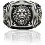 Lion Head Ring for Men, Norse Viking Roaring Lion Ring Vintage Engraved Carved Band Rings, Punk Hip Hop Lion Signet Ring, Lion Totem Amulet Ring, Gothic Animal Lion Jewelry Gift for Men Boys Lion Head Ring for Men, Norse Viking Roaring Lion Ring Vintage Engraved Carved Band Rings, Punk Hip Hop Lion Signet Ring, Lion Totem Amulet Ring, Gothic Animal Lion Jewelry Gift for Men Boys