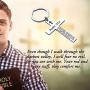 Ldurian Christian Keychain ECCLESIASTES 3:1 Bible Verse Key Chain Inspirational Cross Religious Gifts…