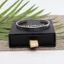 Myjewel Inspirational Bracelets Stainless Steel Cuff Bangle Gifts for Women, Men Teens Girls -Motivational Mantra Quote Inspirational Jewelry for Friendship Encouragement with Gift Box.