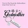 FOTAP Funny Godmother Gift You‘re My Favorite Godmother Keychain Christening Gift First Communion Gift FOTAP Funny Godmother Gift You‘re My Favorite Godmother Keychain Christening Gift First Communion Gift