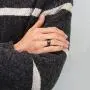 King Will Classic 8mm Tungsten Carbide Wedding Band Ring for Men Grooved Center Comfort Fit Black/Silver/Gold/Blue King Will Classic 8mm Tungsten Carbide Wedding Band Ring for Men Grooved Center Comfort Fit Black/Silver/Gold/Blue