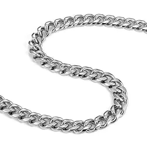 Urban Jewelry Ultra Thick and Wide 316L Stainless Steel Mens Chain Necklace (19,21,23 inches) Urban Jewelry Ultra Thick and Wide 316L Stainless Steel Mens Chain Necklace (19,21,23 inches)