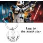 MAOFAED Death Star Gift Death Star Keychain Keys to the Death Star Fans Gift The Force Awakens Gift
