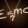 ENSIANTH Lucky Number Necklace Stainless Steel Pendant Necklace Birthday Gift Rose Gold Necklace Number 0-9