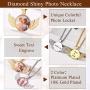 DIY Full CZ Bubble Letter Necklace Men Women Personalized Hip Hop Jewelry Platinum or 18K Gold Plated Customizable 1-6 Pcs Bling Initials Pendant,Tennis Chain or Spiga Chain 18-30 Inch, with Gift Box