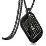 Jstyle Stainless Steel Dog Tags Cross Necklaces for Men Prayer Cross Necklace Military Rolo Chain 3mm 24 Inch Black Serenity Prayer Jstyle Stainless Steel Dog Tags Cross Necklaces for Men Prayer Cross Necklace Military Rolo Chain 3mm 24 Inch Black Serenity Prayer