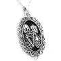 Controse Womens Silver-Toned Stainless Steel - The Eternal Lovers Skull Cameo Necklace (17'' - 19'' adjustable chain) Controse Womens Silver-Toned Stainless Steel - The Eternal Lovers Skull Cameo Necklace (17'' - 19'' adjustable chain)