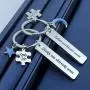 SIDIMELO Couple Gifts Daenerys Keychain My Sun and Stars Jalan Atthirari Anni Shekh Ma Shieraki Anni Keychain Game of Thrones Jewelry Lovers Couples Heart Accessories