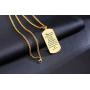 MEALGUET Joshua 1:9 Necklace, Stainless Steel Dogtag and Cross Pendant Christian Gifts,Be Strong and Courageous Engraved Bible Verse Necklace,Baptism Gift, Confirmation Bible Verse Jewelry for Men