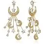 Star Moon Earrings Made Swarovski Crystal Gold Plated Crescent Moon Stars Drop Dangle Mothers Day Couples Gifts Mom Gold Moon Earrings for Women Star Moon Earrings Made Swarovski Crystal Gold Plated Crescent Moon Stars Drop Dangle Mothers Day Couples Gifts Mom Gold Moon Earrings for Women