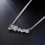 BBGreek - Zeta Phi Beta Sorority Paraphernalia - Crystal Necklace - Finer - Official Vendor