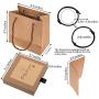 Couple Magnetic Bracelet Set Rope Braided Charm Adjustable Couple Gift Box Package Jewelry Set Box for Women Men 2 Pieces