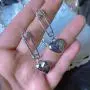 Crystal Paperclip Safety Pin Heart Pendant Necklace Earring for Women Girls Dainty Clip Drop Adjustable Chain Choker Personalized Jewelry Set Crystal Paperclip Safety Pin Heart Pendant Necklace Earring for Women Girls Dainty Clip Drop Adjustable Chain Choker Personalized Jewelry Set