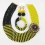 aczuv 8 Rows African Bead Necklace Jewelry Set for Women Nigerian Wedding Bridal Jewelry Sets aczuv 8 Rows African Bead Necklace Jewelry Set for Women Nigerian Wedding Bridal Jewelry Sets