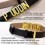 GoldChic Jewelry 5.5mm/19mm Wide Adjustable Customized Punk Black Genuine Leather Puddin/Initial Name Choker Costume Neck Collar Necklace for Women Girls Kids (Fit Neck Size 14.5-17 inch) GoldChic Jewelry 5.5mm/19mm Wide Adjustable Customized Punk Black Genuine Leather Puddin/Initial Name Choker Costume Neck Collar Necklace for Women Girls Kids (Fit Neck Size 14.5-17 inch)