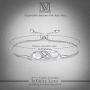 NINAMAID Silver Infinity Endless Love Bracelet for Women Girl Jewelry Gift with Sparking Crystal Bangle Bracelets for Friendship/Sister/Mother/Daughter