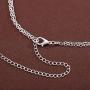 Ronglia Boho Layered Choker Necklace Silver Long Bar Pendant Necklaces Y Chain Jewelry for Women and Girls