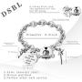 G-Ahora Tinkerbell Bracelet Faith Trust and Pixie Dust Tinkerbell Jewerly Gifts for Women Girls Disney Bracelets