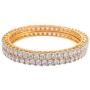 Ratnavali Jewels CZ Zirconia Gold Tone Red Green Blue Bollywood Wedding Indian Bangles Jewelry Women