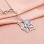 WSNANG Sorority Gift Since 1920 Infinity Necklace Greek Sorority Jewelry for Sisterhood BFF Finer Women Gift