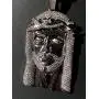 Huge 3'' Solid 925 Sterling Silver Iced Jesus Piece Pendant - Mens - Great for Any Chain! Large Hip HOP Style Huge 3'' Solid 925 Sterling Silver Iced Jesus Piece Pendant - Mens - Great for Any Chain! Large Hip HOP Style