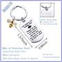 BEKECH Honey Bee Charm Keychain Perhaps the Bee Is More Honored Because of What She Does for Others Bee Jewelry Keyring Appreciation Gift for Teachers, Coworkers,Employees