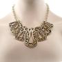 Gem Stone King Stunning Leopard Set with Geometric Dangle Earrings and Necklace Set