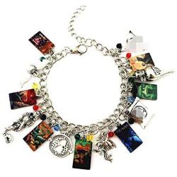 Universe of Fandoms Book Covers Charm Bracelet Gifts for Women girl