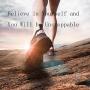 Runner Bracelet Marathon Running Gift Believe in Yourself and You Will be Unstoppable Runner Inspirational Jewelry (silver)
