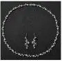 SWEETV Cubic Zirconia Wedding Jewelry Sets for Brides Birdesmaid, Crystal Leaf Vine Bridal Earrings and Necklace Set for Women, Gifts SWEETV Cubic Zirconia Wedding Jewelry Sets for Brides Birdesmaid, Crystal Leaf Vine Bridal Earrings and Necklace Set for Women, Gifts