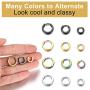 ChainsPro Huggie Hoop Earrings Pack Women or Men, 8/10/12/14/16 mm, Cartilage/Helix/Conch Piercing, Stainless Steel/18K Gold Plated/Black (Send Gift Box)