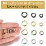 ChainsPro Huggie Hoop Earrings Pack Women or Men, 8/10/12/14/16 mm, Cartilage/Helix/Conch Piercing, Stainless Steel/18K Gold Plated/Black (Send Gift Box)
