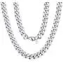 ChainsPro 3/4/6/9/12mm Box/Cuban Link Chain Necklace,14/18/22/24/26/28/30 inch, 316L Stainless Steel/18K Gold Plated/Black -Send Gift Box