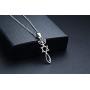 XUANPAI Messianic Seal Pendant Roman Glass Grafted in Sacred Fish Christian Necklace Israel Judaism Jewelry for Men Women